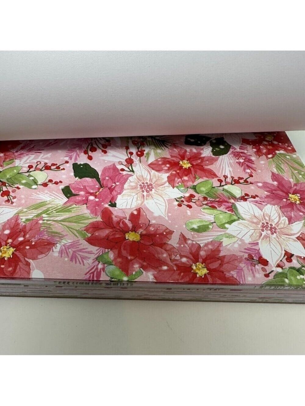 Christmas Holiday Wonderland Scrapbook Paper Pad 8.5x11 Craft Supply 60 Sheets - Picture 6 of 16